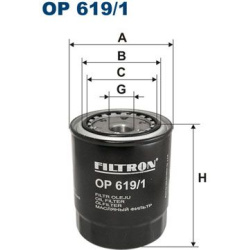 alyvos filtras
                                FILTRON                                                OP619/1, Nenurodytas ga