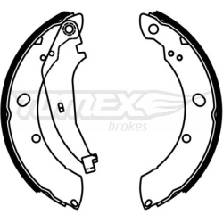 Stabdžių trinkelių komplektas
TOMEX Brakes