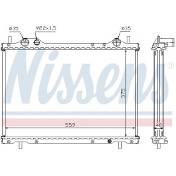 Aušinimo radiatorius
                                NISSENS                                                61792A, NISSENS,