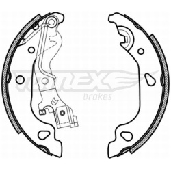 stabdžių trinkelių komplektas
                                TOMEX Brakes                                                
