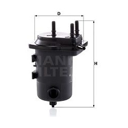 kuro filtras
                                MANN-FILTER                                                WK939/8X, MANN-FILTER