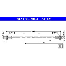 stabdžių žarnelė
                                ATE                                                24.5170-0296.3, ATE, 