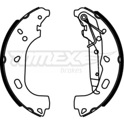 stabdžių trinkelių komplektas
                                TOMEX Brakes                                                
