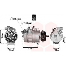 kompresorius, oro kondicionierius *** IR PLUS ***
                                VAN WEZEL                                  