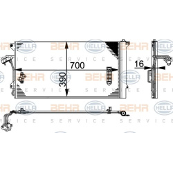 kondensatorius, oro kondicionierius
                                HELLA                                                8FC3