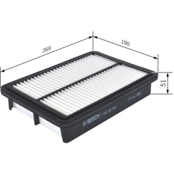 oro filtras
                                BOSCH                                                F 026 400 530, BOSCH, F02640