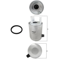 kuro filtras
                                MAHLE                                                KL 1244D, MAHLE, KL1244D, a