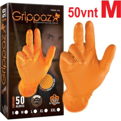 Darbinės nitrilinės pirštinės GRIPPAZ 50vnt Dydis M
                                GRIPPAZ                              