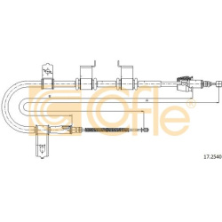 trosas, stovėjimo stabdys
                                COFLE                                                17.2540, Nenu