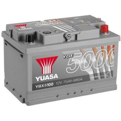 starterio akumuliatorius YBX5000 Silver High Performance SMF Batteries
                                YUASA                 
