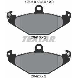 stabdžių trinkelių rinkinys, diskinis stabdys Q+
                                TEXTAR                                   