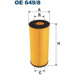alyvos filtras
                                FILTRON                                                OE649/8, Nenurodytas ga