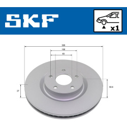 stabdžių diskas (1vnt)
SKF VKBD 81375 V1, SK