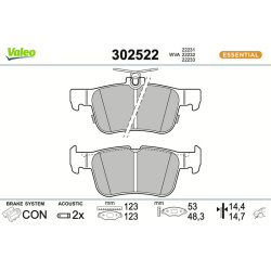 VALEO                                                302522, VALEO, 302522, auto detalė