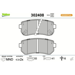 VALEO                                                302408, VALEO, 302408, auto detalė