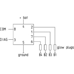 valdymo blokas, kaitinimo žvakių sistema
                                MAHLE                                             