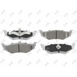 stabdžių trinkelių rinkinys, diskinis stabdys LORO
                                ABAKUS                                 