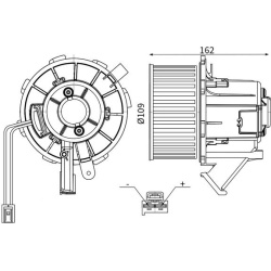 vidaus pūtiklis
                                MAHLE                                                AB 183 000S, MAHLE, AB1