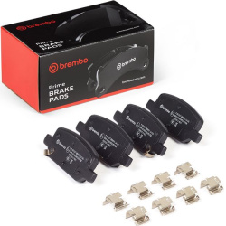 stabdžių trinkelių rinkinys, diskinis stabdys PRIME LINE
                                BREMBO                           