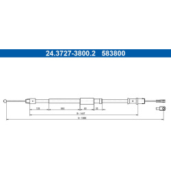 trosas, stovėjimo stabdys
                                ATE                                                24.3727-3800.2,