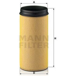 antrinis oro filtras
MANN-FILTER CF1940, MANN-