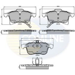 Stabdžių kaladėlės priekinės
                                COMLINE                                CBP31307, COMLINE, C