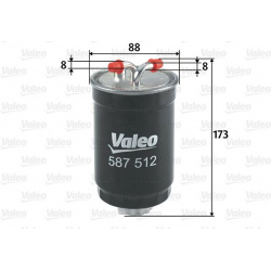 kuro filtras
                                VALEO                                587512, VALEO, 587512, auto detalė