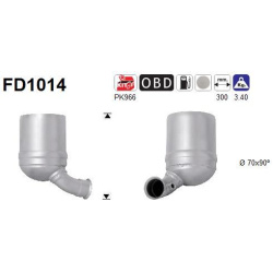 DPF, kietųjų dalelių filtras
                                                FD1014, AS, FD1014, auto detalė
