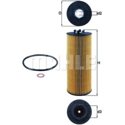 Filtras tepalo
                                MAHLE                                                OX164D, MAHLE, OX164D, au