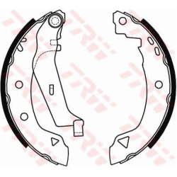 stabdžių trinkelių komplektas
                                TRW                                                GS8538, T