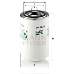 kuro filtras
                                MANN-FILTER                                                WK940/20, MANN-FILTER