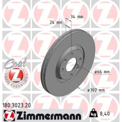 stabdžių diskas (1vnt) COAT Z
                                ZIMMERMANN                                                180