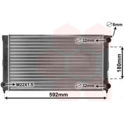 Aušinimo radiatorius
                                VAN WEZEL                                                58002045, VAN 