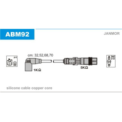 uždegimo laido komplektas
                                JANMOR                                ABM92, JANMOR, ABM92, auto d