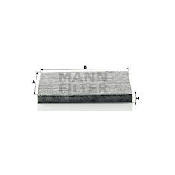 filtras, salono oras
                                MANN-FILTER                                CUK2035, MANN-FILTER, CUK2035