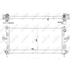 Aušinimo radiatorius
                                NRF                                                53199, NRF, 53199, a