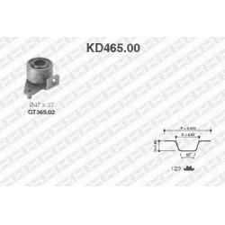 paskirstymo diržo komplektas
                                SNR                                                KD465.00, SN