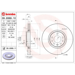 Stabdžių diskas PRIME LINE - UV Coated
                                BREMBO                                              