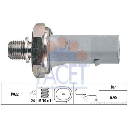 Daviklis tepalo slėgio lemputės
                                FACET                                7.0134, FACET, 70134, 