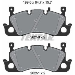 stabdžių trinkelių rinkinys, diskinis stabdys Q+
                                TEXTAR                                   