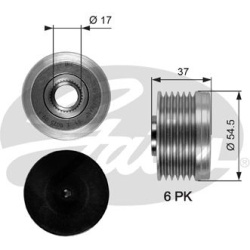 laisvos eigos sankaba, kint. sr. generatorius DriveAlign™
                                GATES                            