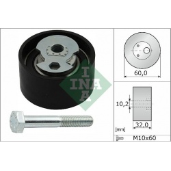 įtempiklio skriemulys, paskirstymo diržas
                                INA                                531050410, INA