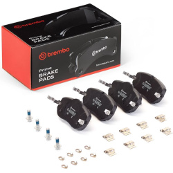 stabdžių trinkelių rinkinys, diskinis stabdys PRIME LINE
                                BREMBO                           