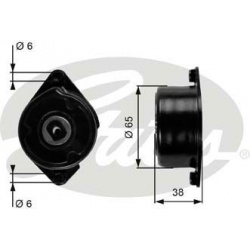 diržo įtempiklis, V formos rumbuotas diržas DriveAlign™
                                GATES                           