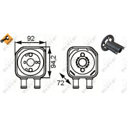 Aušintuvas tepalo
                                NRF                                                31179, NRF, 31179, auto