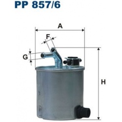 kuro filtras
FILTRON PP857/6, Nenurodytas gami