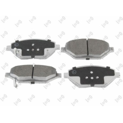 stabdžių trinkelių rinkinys, diskinis stabdys LORO
                                ABAKUS                                 