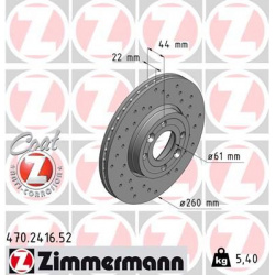 stabdžių diskas (1vnt) SPORT Z
                                ZIMMERMANN                                                47