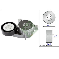 Įtempėjas diržo
INA 534036110, INA, 5340361