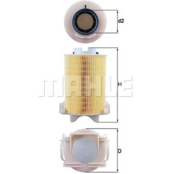 Filtras oro
                                MAHLE                                                LX1566, MAHLE, LX1566, auto 
